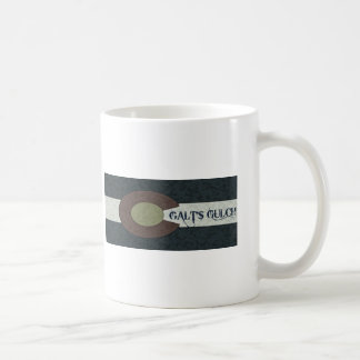 Galt's Gulch - Red White and Blue Combo Design Coffee Mug