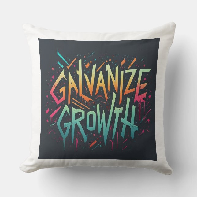 Galvanise growth  cushion (Front)