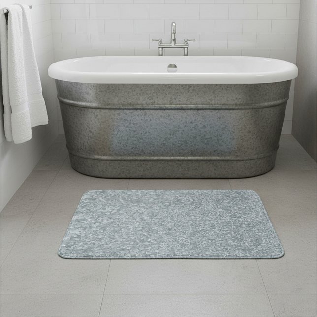Galvanised metal look bath mat (Creator Uploaded)