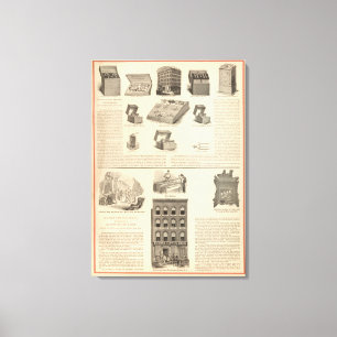 Galvano Faradic Manufacturing Company Bickford Canvas Print