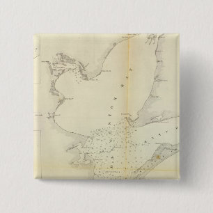 Galveston Bay, Texas 15 Cm Square Badge