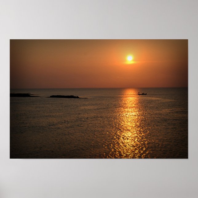 Galveston Bay Texas Poster (Front)