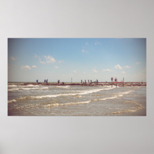 Galveston Beach Poster