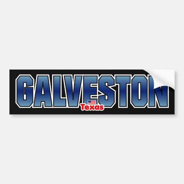Galveston Bumper Sticker (Front)