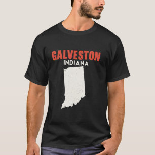 Galveston Indiana USA State America Travel Indiana T-Shirt