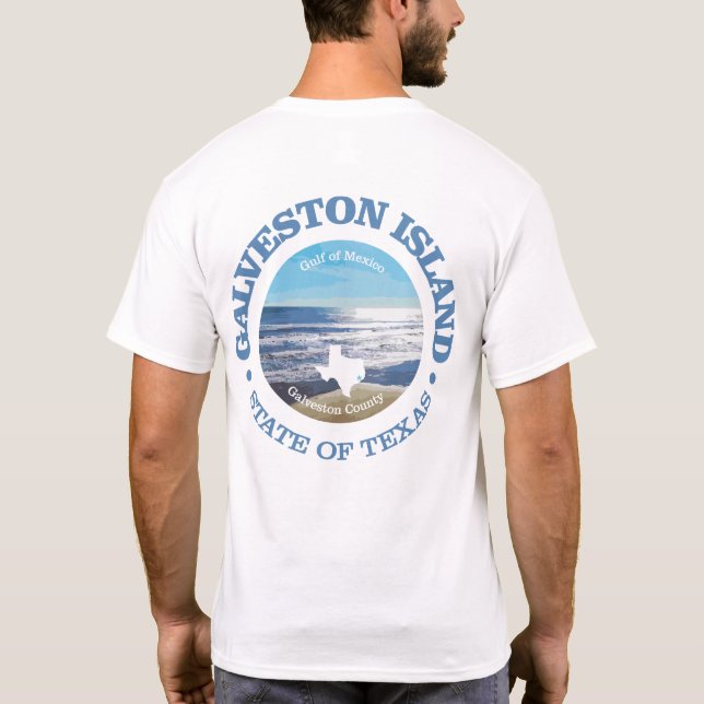 Galveston Island (C) T-Shirt (Back)