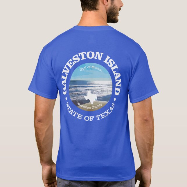Galveston Island (C) T-Shirt (Back)