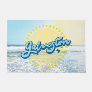 Galveston Island Texas Doormat