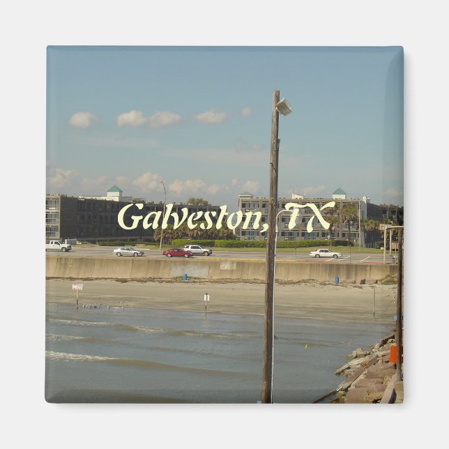 Galveston Island, Texas Magnet (Front)