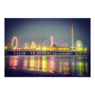 Galveston Pleasure Pier Photo Print