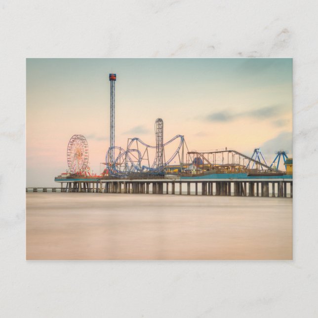 Galveston Pleasure Pier Postcard (Front)
