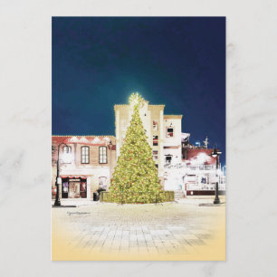 Galveston Sangerfest Christmas Tree Invitation