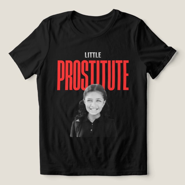 Galveston Texas Little Prostitute Design Trending  Tri-Blend Shirt (Design Front)