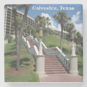 Galveston, Texas - Stairway to Heaven - Stone Coaster
