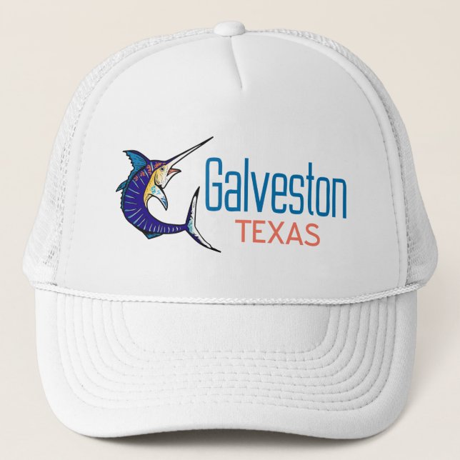 Galveston Texas Trucker Hat (Front)
