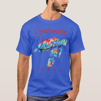 Galveston Texas Watercolor Sea Turtle1 T-Shirt