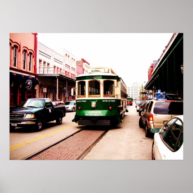 Galveston Trolley 2007 Poster (Front)