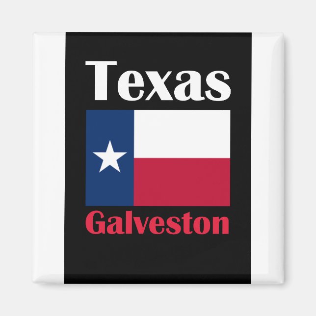 Galveston TX Magnet (Front)