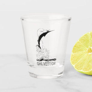 Galveston, TX Sportfishing Shot Glass