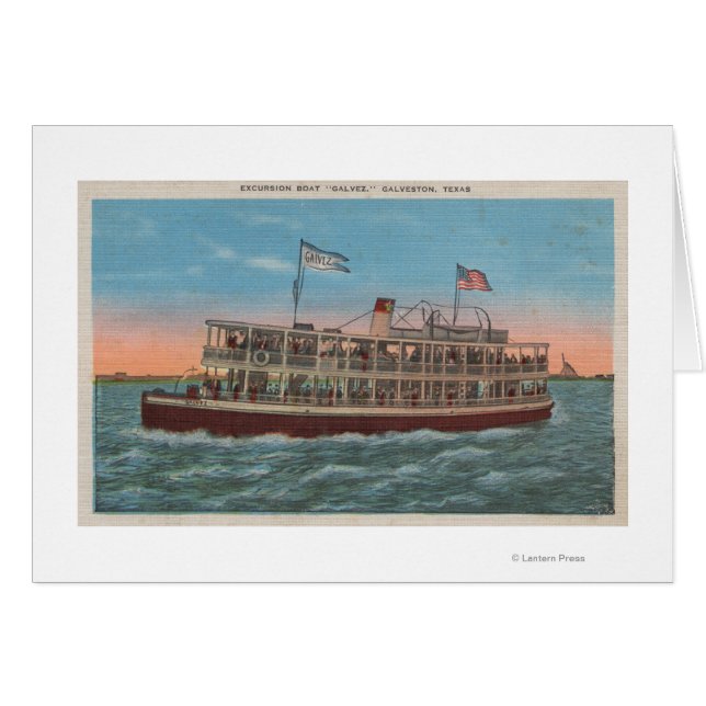 Galveston, TX - View of the Galvez (Front Horizontal)