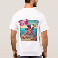 Galveston Ukulele Men’s T-shirt F&B Octopus