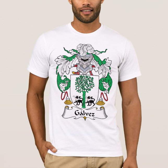 Galvez Family Crest T-Shirt (Front)