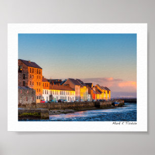 Galway's Waterfront At Sunset - Ireland - Mini Poster