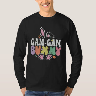 Gam Gam Bunny Easter Day Rabbit Grandma Family Mat T-Shirt