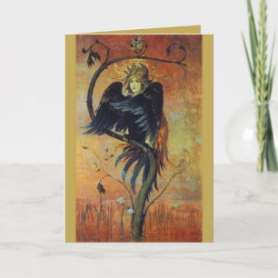 Gamayun: The Prophet Bird Fantasy Art Card