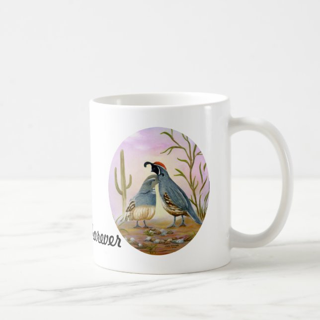 Gambel Quails Friend Forever Coffee Mug (Right)