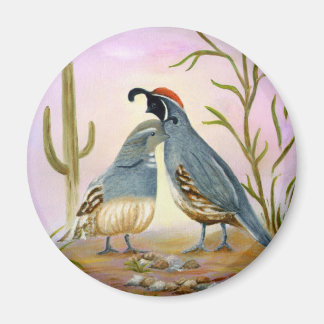 Gambel Quails Magnet