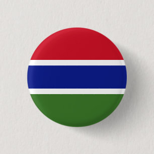 Gambia Flag 3 Cm Round Badge