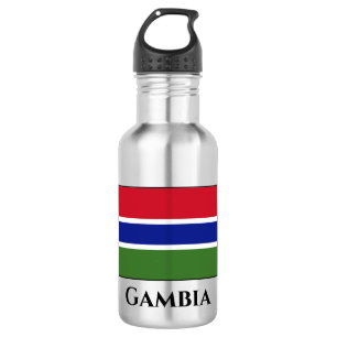 Gambia Flag 532 Ml Water Bottle