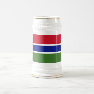 Gambia Flag Beer Stein