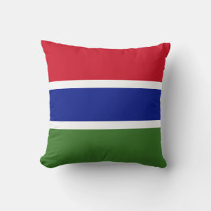 Gambia Flag Cushion
