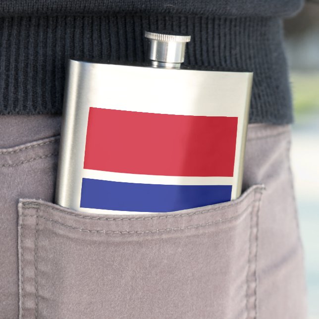 Gambia flag hip flask (In Situ)