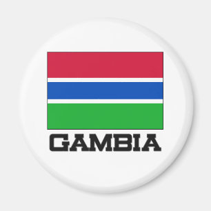 Gambia Flag Magnet