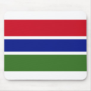 Gambia Flag Mouse Pad