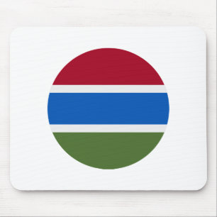 Gambia Flag Mouse Pad