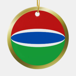 Gambia Flag Ornament