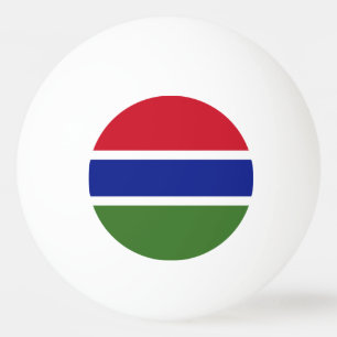 Gambia Flag Ping Pong Ball