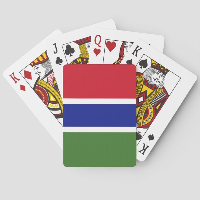 Gambia Flag Playing Cards (Back)
