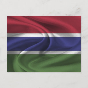 Gambia Flag Postcard