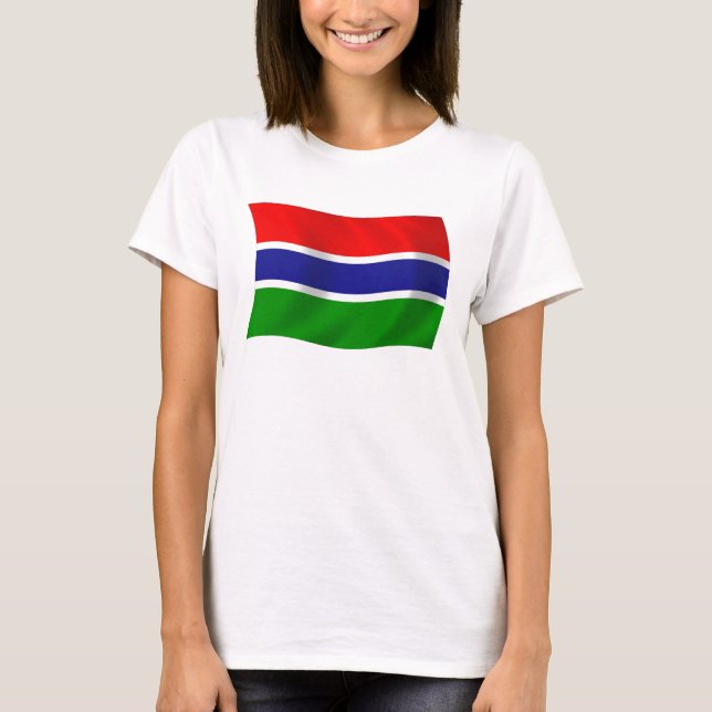 Gambia Flag Shirt (Front)