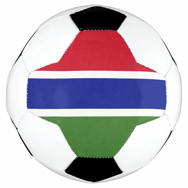 Gambia Flag Soccer Ball (Front)