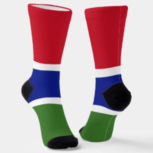 Gambia Flag Socks
