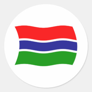 Gambia Flag Sticker