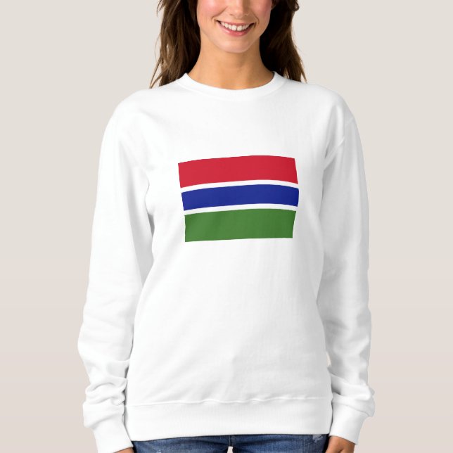 Gambia Flag Sweatshirt (Front)