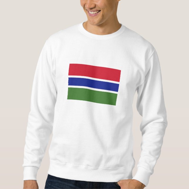 Gambia Flag Sweatshirt (Front)