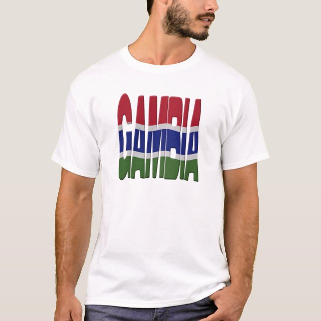 Gambia flag T-Shirt (Front)